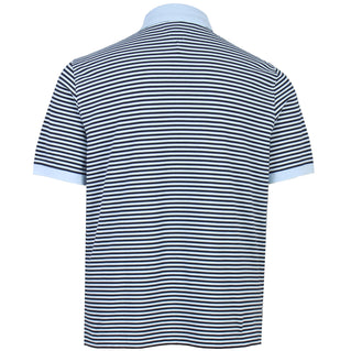 Tommy Hilfiger Plus Size 1985 Striped Polo Breezy Blue/Desert Sky