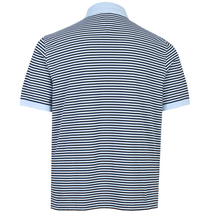 Tommy Hilfiger Plus Size 1985 Striped Polo Breezy Blue/Desert Sky