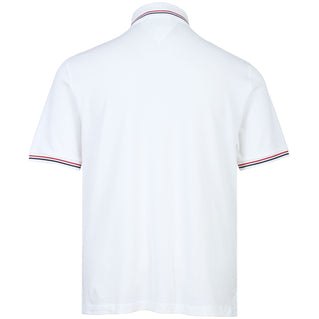 Tommy Hilfiger Plus Size Tipped Slim Fit Polo White