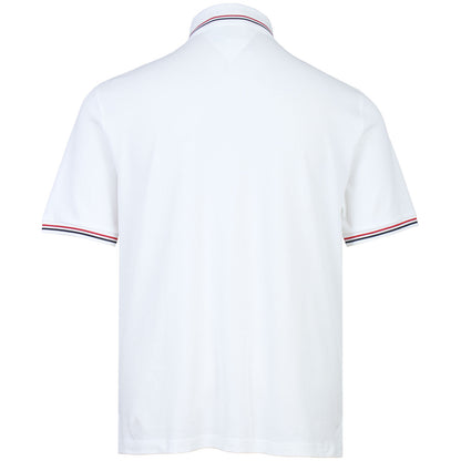 Tommy Hilfiger Plus Size Tipped Slim Fit Polo White