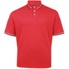 Tommy Hilfiger Plus Size Tipped Slim Fit Polo Medium Red