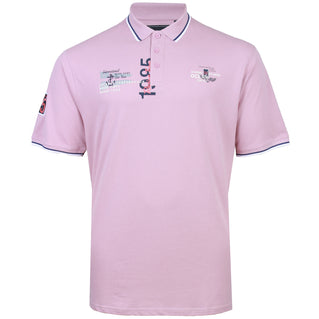 Kam Jeans Plus Size 1985 Racing Team Polo Mauve Shadows