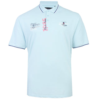 Kam Jeans Plus Size 1985 Racing Team Polo Blue
