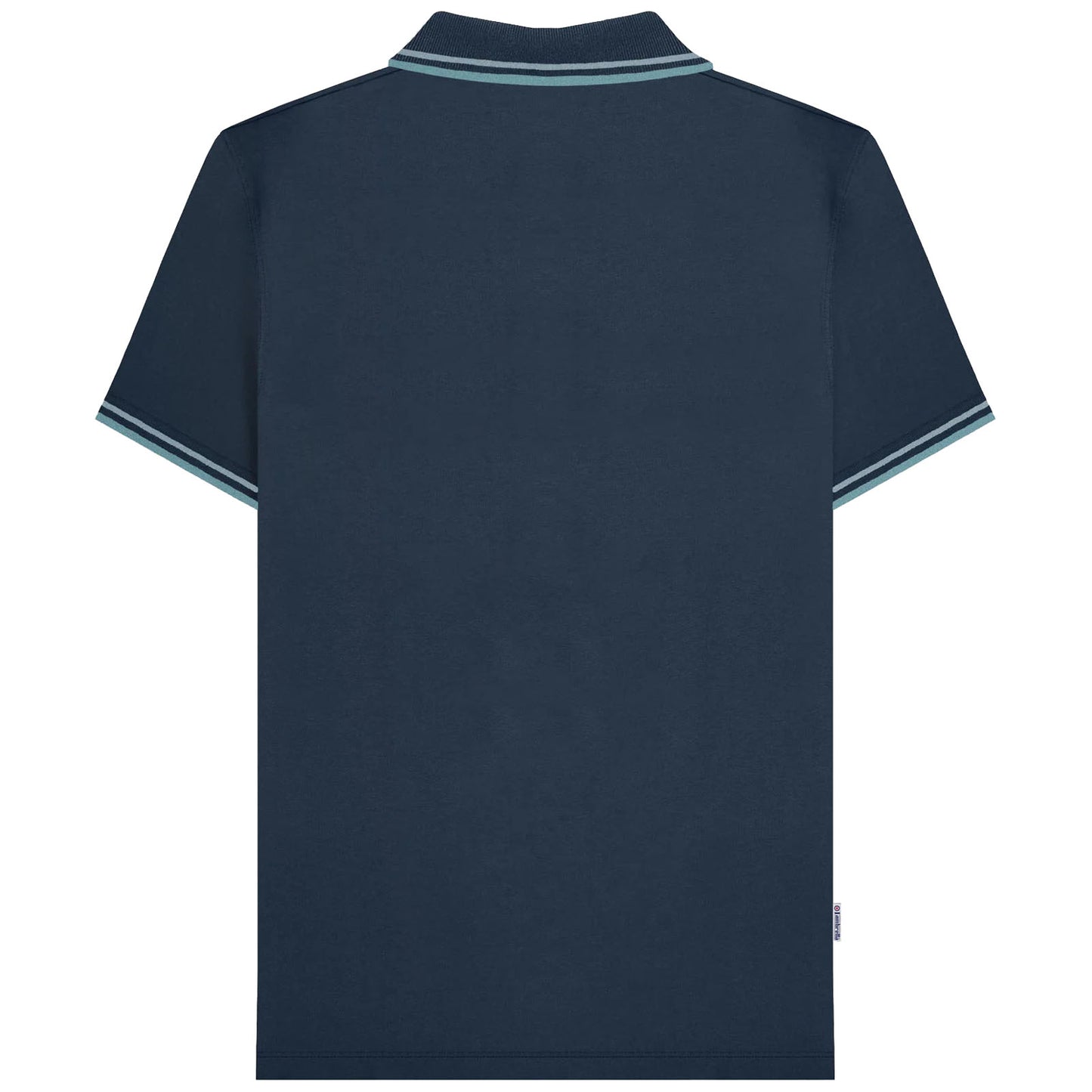 Lambretta Plus Size Houndstooth Polo Navy