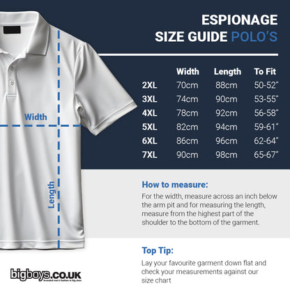 Espionage Plus Size All Over Bird Print Polo White