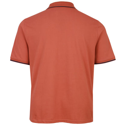 Lyle & Scott Plus Size Tipped Polo Shirt Brick