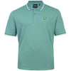 Lyle & Scott Plus Size Tipped Polo Shirt Agave Green