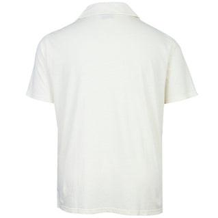 Lyle & Scott Plus Size Linen Revere Collar Polo Natural