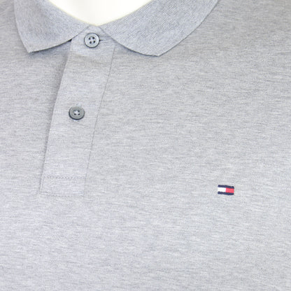 Tommy Hilfiger Plus Size Liquid Cotton Essential Polo Grey Heather