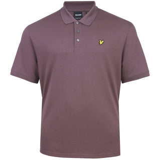 Lyle & Scott Plus Size Plain Polo Shirt Espresso