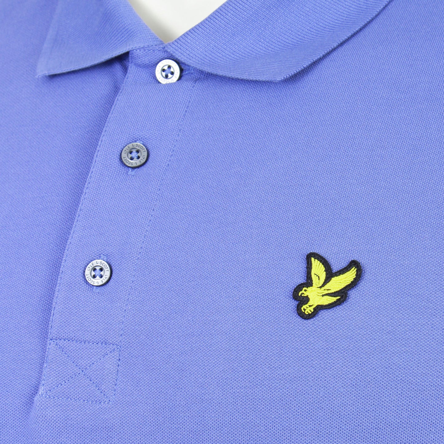 Lyle & Scott Plus Size Plain Polo Shirt Twilight