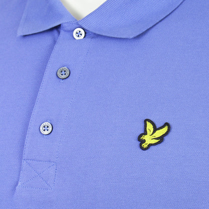 Lyle & Scott Plus Size Plain Polo Shirt Twilight