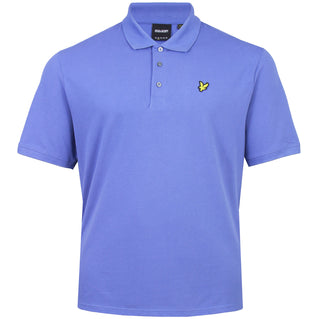 Lyle & Scott Plus Size Plain Polo Shirt Twilight