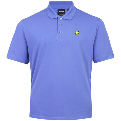 Lyle & Scott Plus Size Plain Polo Shirt Twilight