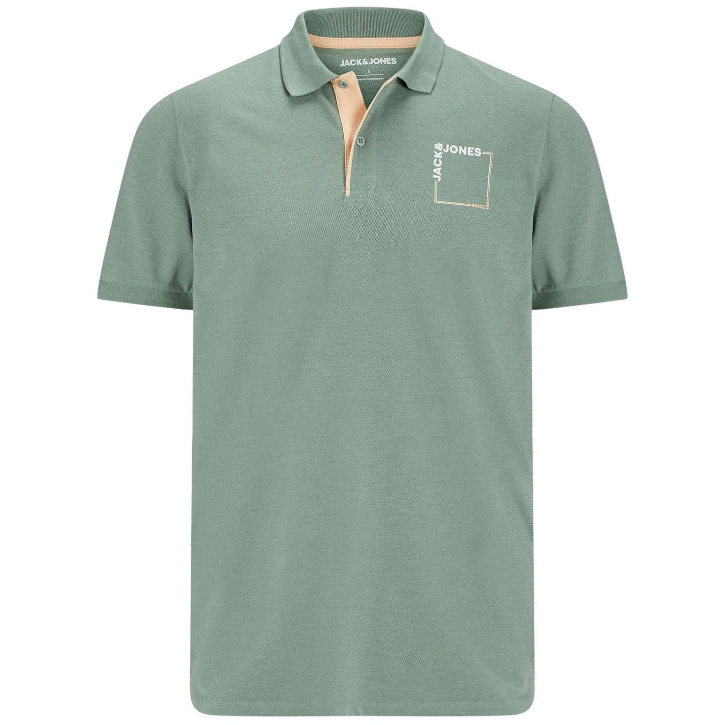 Jack & Jones Plus Size Verner Polo Iceberg Green