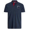 Jack & Jones Plus Size Verner Polo Sky Captain Melange