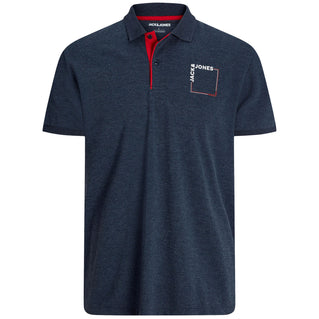 Jack & Jones Plus Size Verner Polo Sky Captain Melange