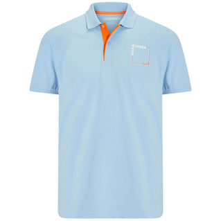 Jack & Jones Plus Size Verner Polo Chambray Blue