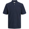 Jack & Jones Plus Size Austin Zip Polo Navy Blazer