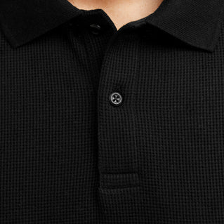 Jack & Jones Plus Size Austin Polo Black