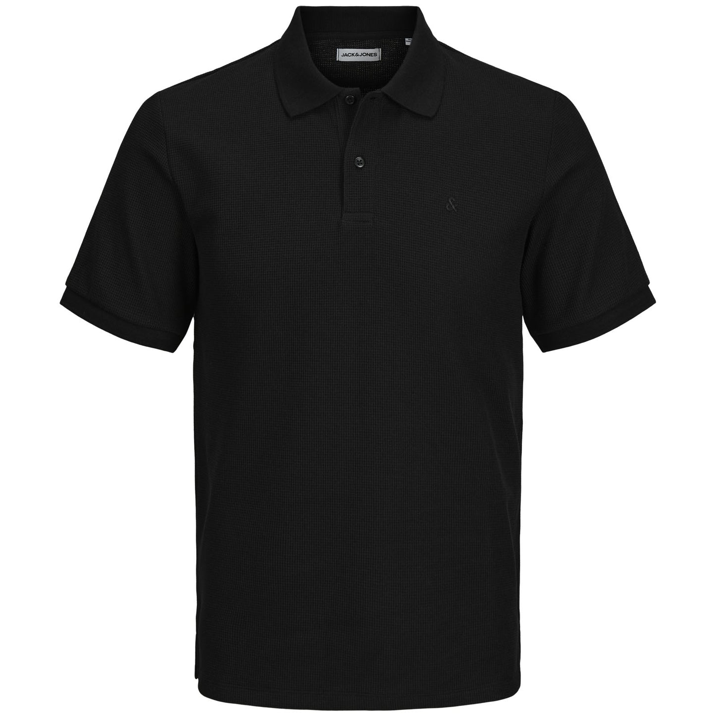 Jack & Jones Plus Size Austin Polo Black