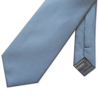 Kensington Micro Grid Woven Xl Poly Tie Blue