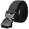 D555 Plus Size Dale Tactical Stretch Webbing Belt Black