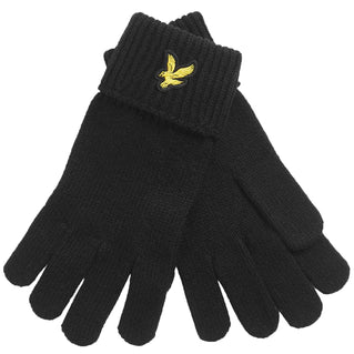 Lyle & Scott Cotton Mernio Gloves Jet Black