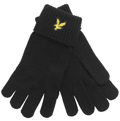 Lyle & Scott Cotton Mernio Gloves Jet Black