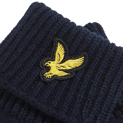 Lyle & Scott Cotton Mernio Gloves Dark Navy
