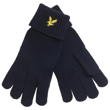 Lyle & Scott Cotton Mernio Gloves Dark Navy