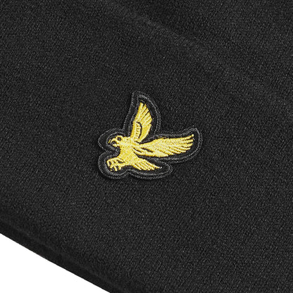 Lyle & Scott Cotton Mernio Beanie Jet Black