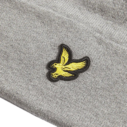 Lyle & Scott Cotton Mernio Beanie Mid Grey Marl