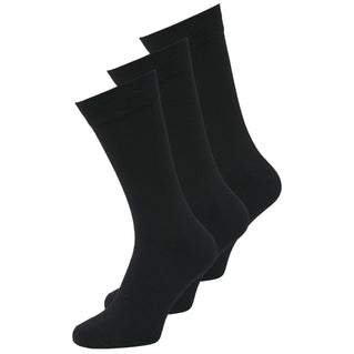 Jack & Jones Plus Size Rafael 3-Pack Tennis Socks Black (9-12)
