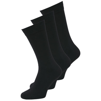 Jack & Jones Plus Size Rafael 3-Pack Tennis Socks Black (9-12)
