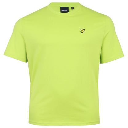 Lyle & Scott Plus Size Plain T-Shirt Vibrant Kiwi