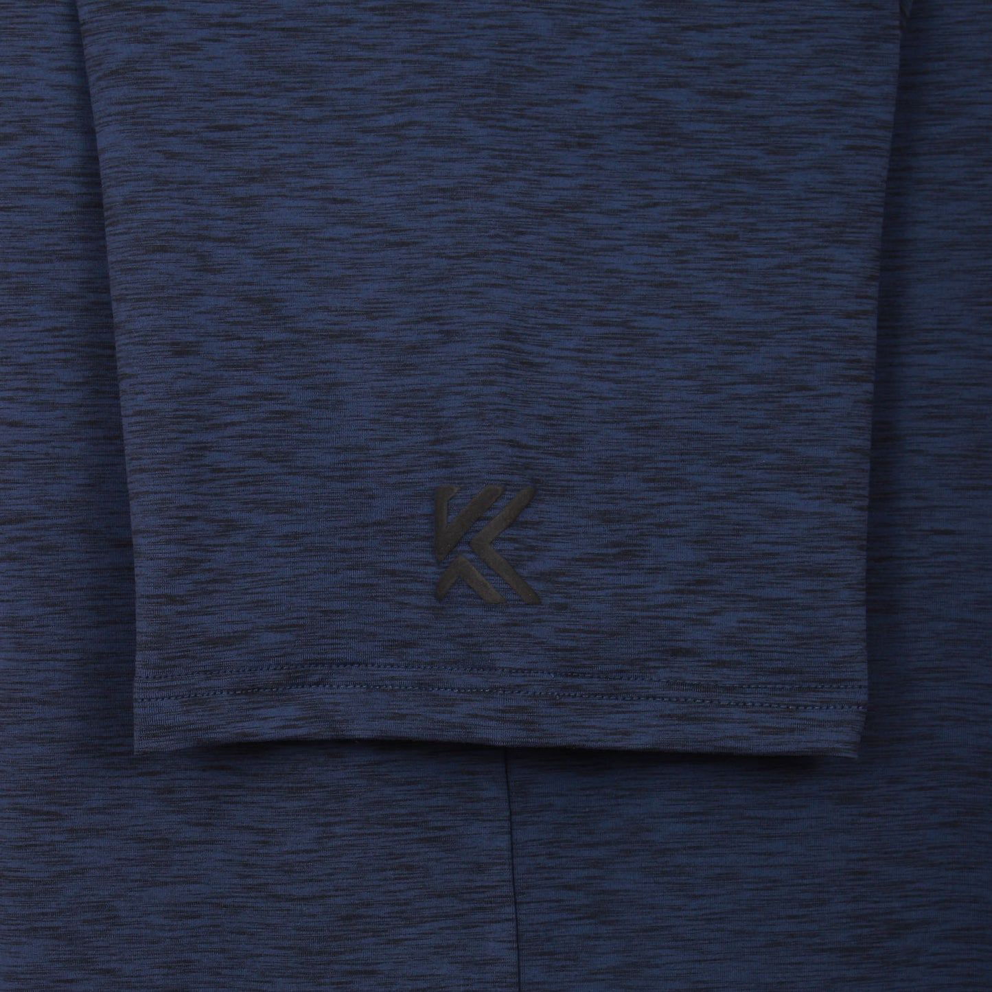 Kam Jeans Plus Size Active Performance Marl T-Shirt Indigo