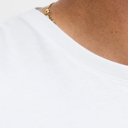 Jack & Jones Plus Size Logo O-Neck Aw25 T-Shit Cloud Dancer