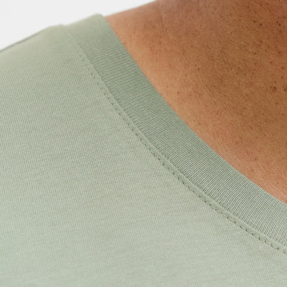 Jack & Jones Plus Size Logo O-Neck Aw25 T-Shit Iceberg Green
