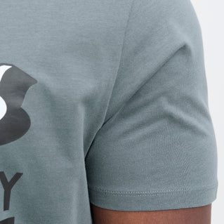 Jack & Jones Plus Size Logo O-Neck Aw25 T-Shirt Stormy Weather