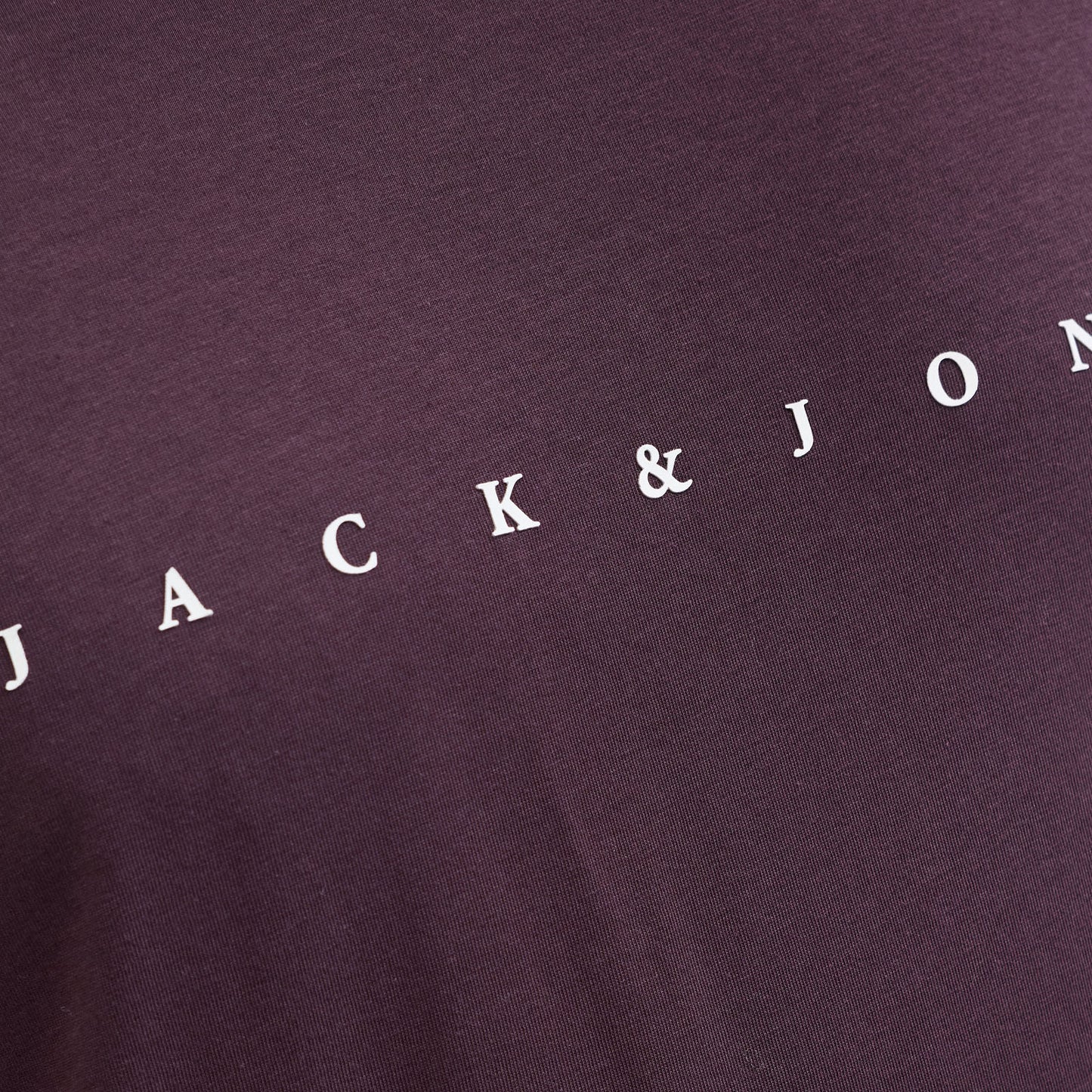 Jack & Jones Plus Size Star Crew T-Shirt Plum Perfect