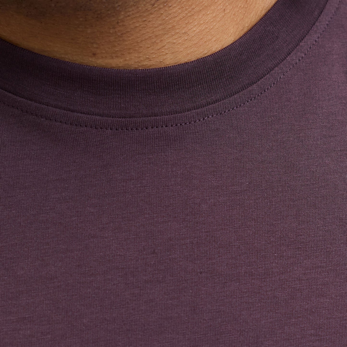 Jack & Jones Plus Size Star Crew T-Shirt Plum Perfect