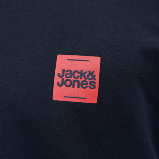 Jack & Jones Plus Size Brandy Logo T-Shirt Sky Captain