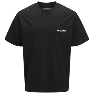 Jack & Jones Plus Size Union Back Print T-Shirt Black