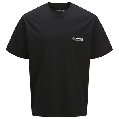 Jack & Jones Plus Size Union Back Print T-Shirt Black