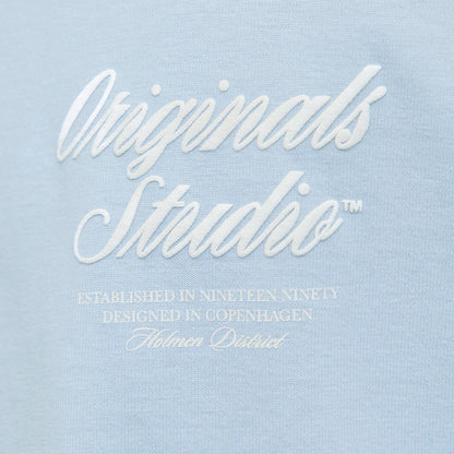 Jack & Jones Plus Size Norrebro Typo Back Print T-Shirt Skyway