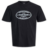 Jack & Jones Plus Size York Front T-Shirt Black
