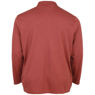 Jack & Jones Plus Size Rodney Long Sleeve Polo Henna