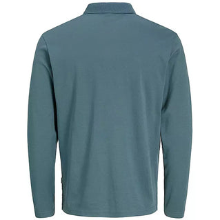 Jack & Jones Plus Size Rodney Long Sleeve Polo Goblin Blue