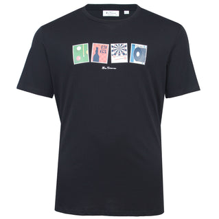 Ben Sherman Plus Size Pub Sports T-Shirt Black